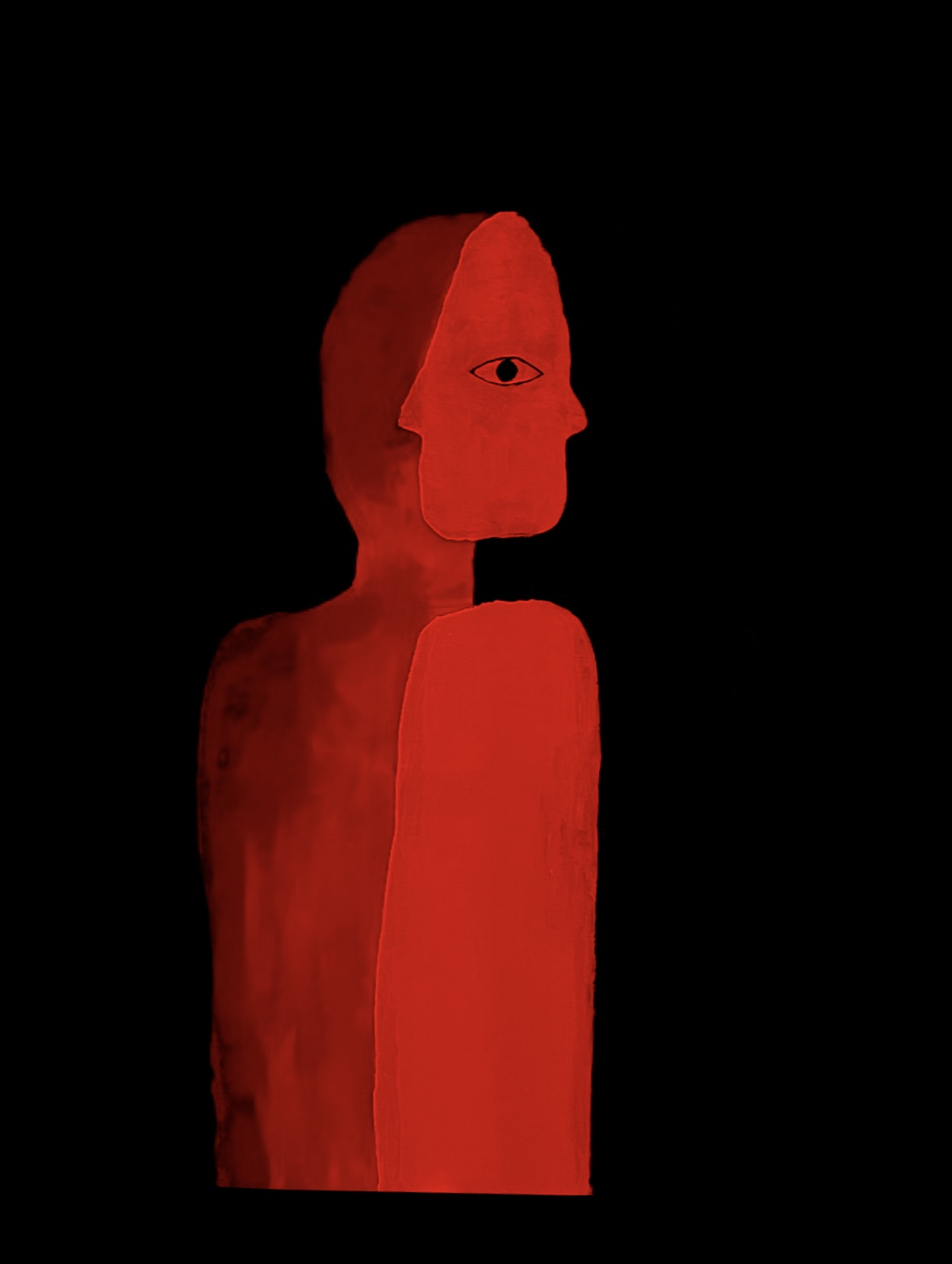 Red person